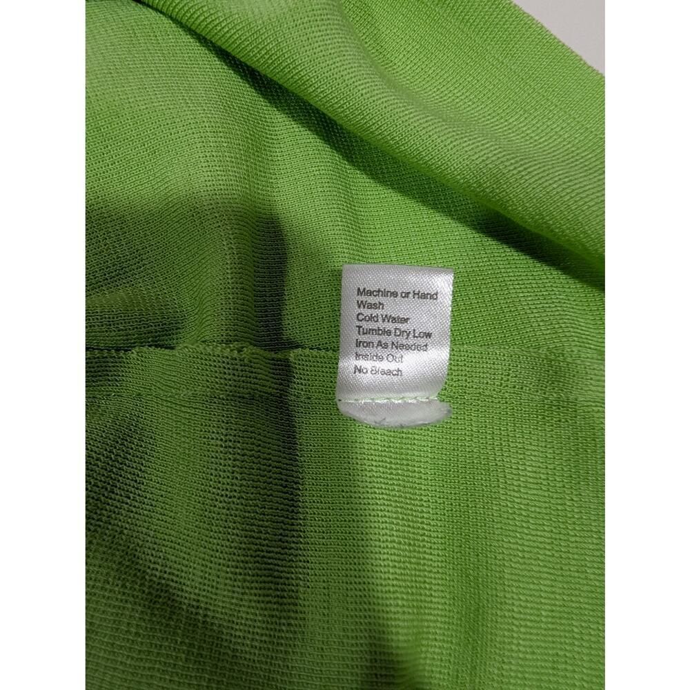 Ming Wang Top Womens Petite XL Green Lime Shell Tank Business Career - Picture 5 of 9